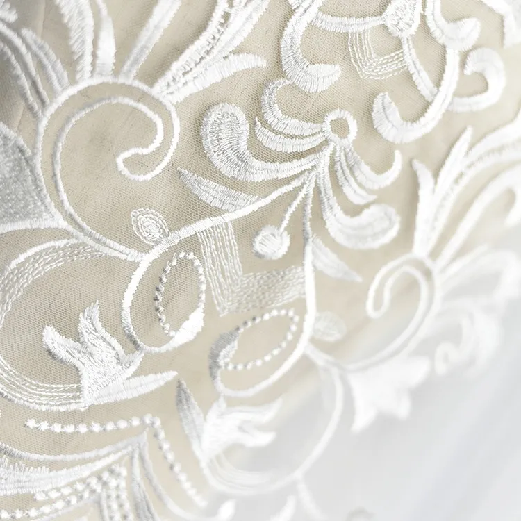 oversized embroidery lace applique for high end clothing