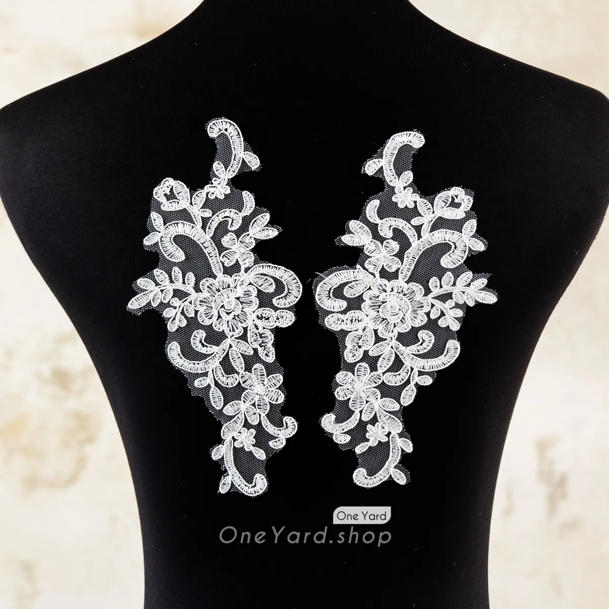 floral modif lace embellishment appliques for sewing