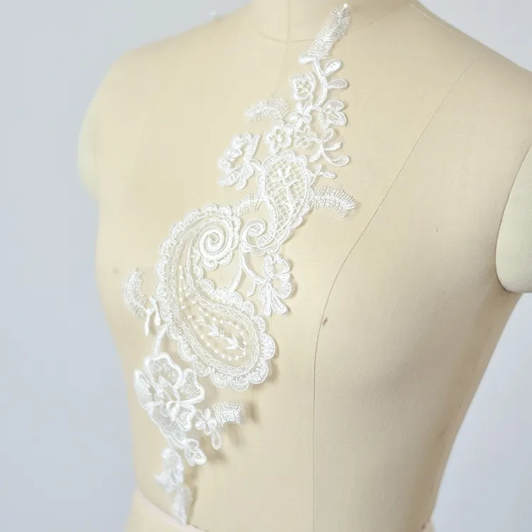unique embroidered lace applique