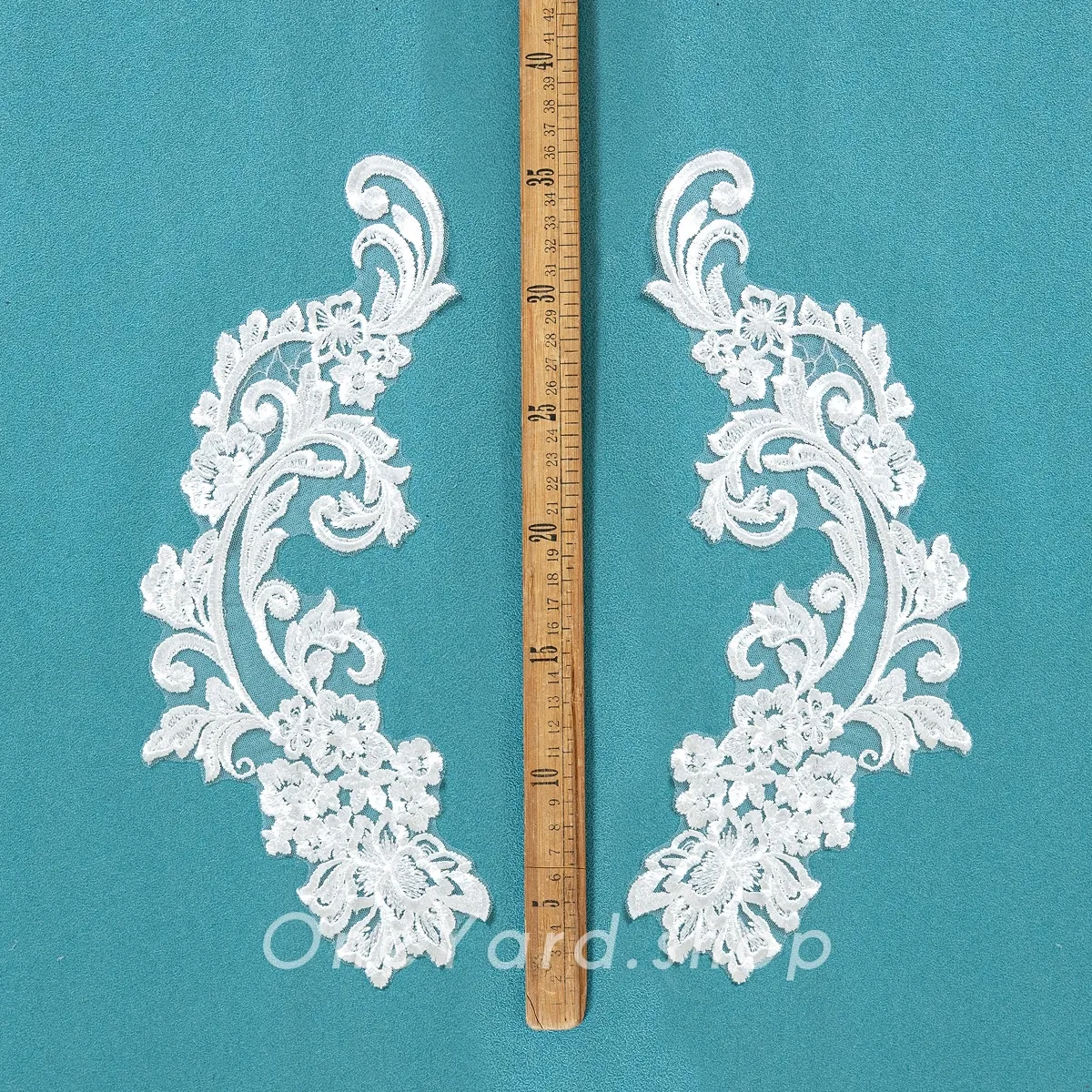 floral lace symmetrical embellishments floral lace symmetrical embellishments