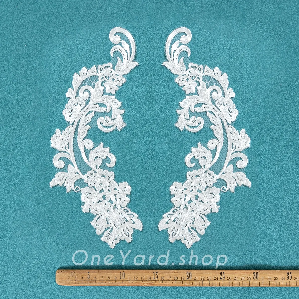 sequinned abstract floral embroidered lace appliques sequinned abstract floral embroidered lace appliques