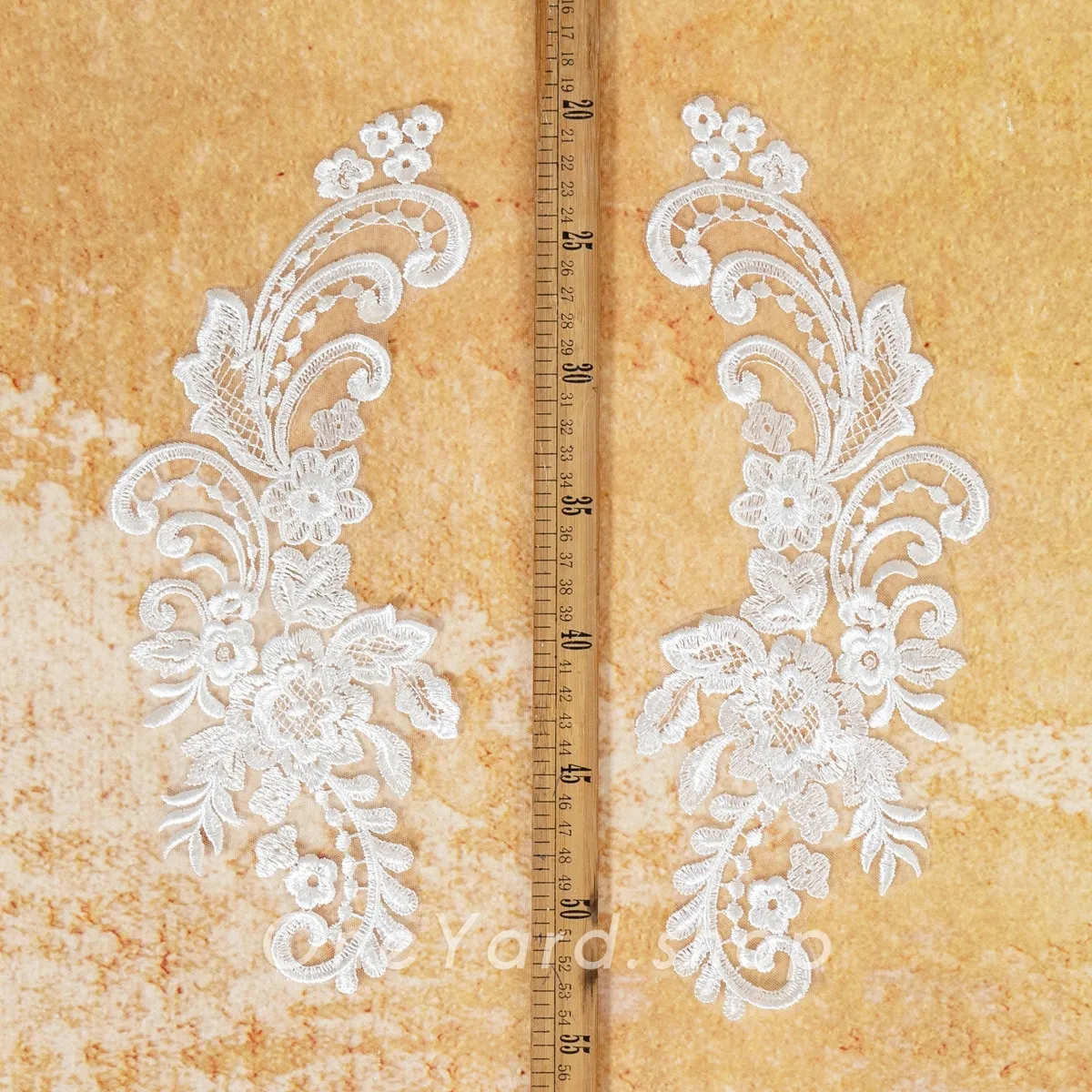classic floral lace applique embroidered patches