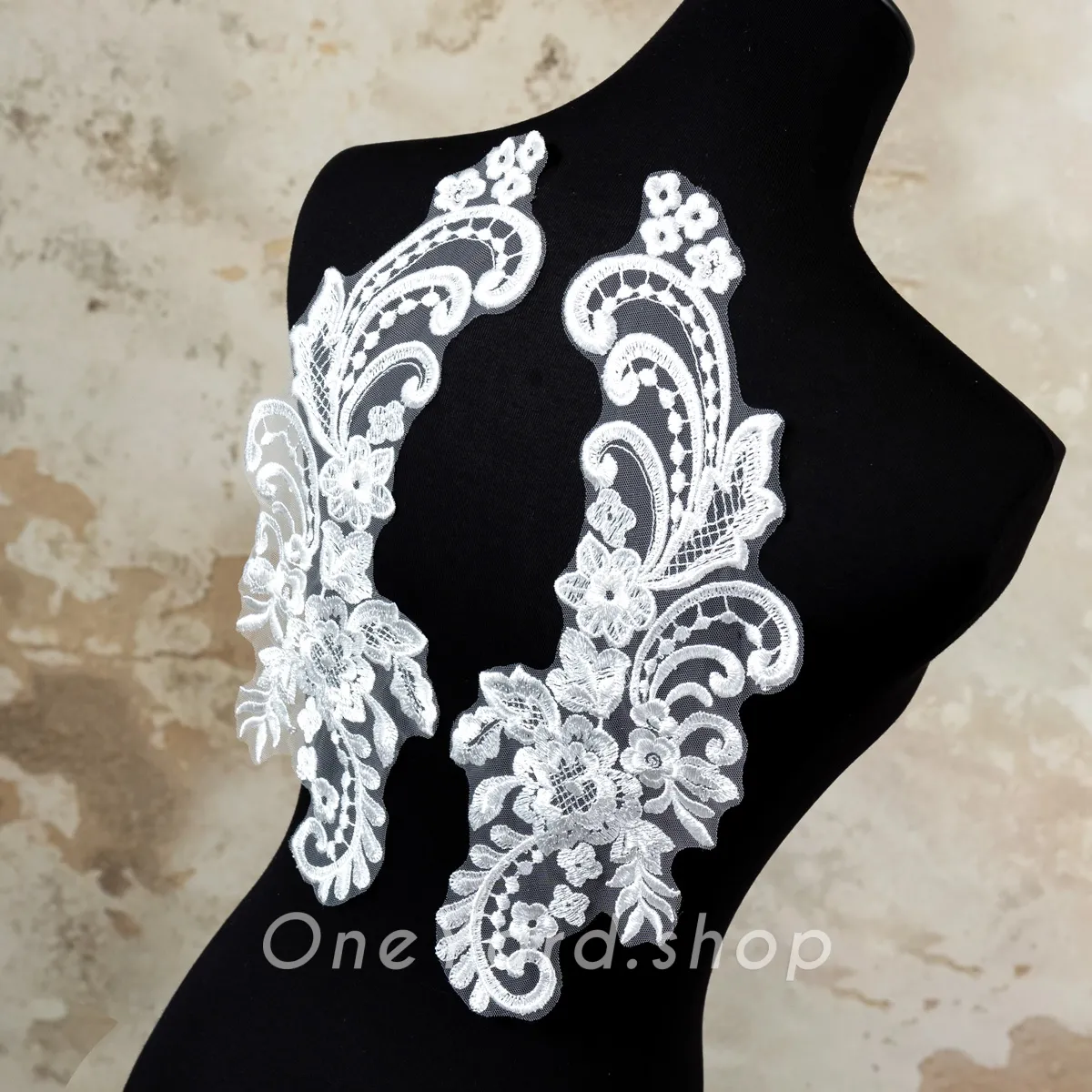 classic floral lace appliques
