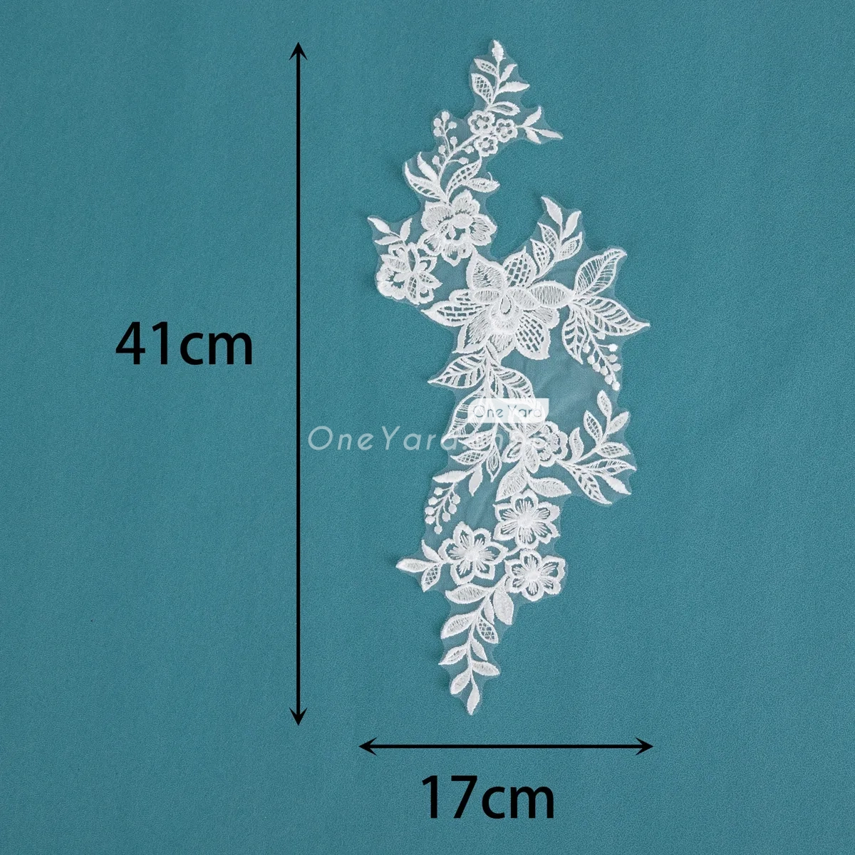 intricate floral lace motif