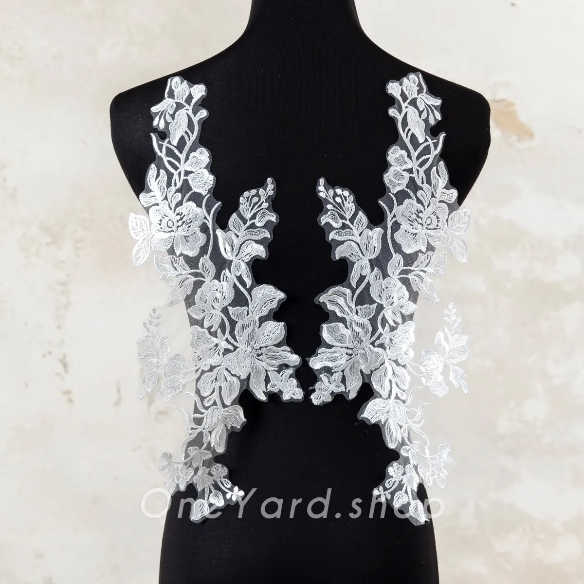 elegant and timeless embroidery bridal lace appliques