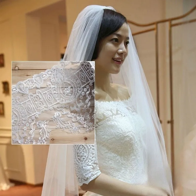 abstract lace appliques for bridal bodice