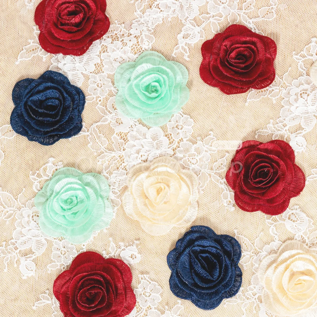colorful 3D rose flower bridal shower decor