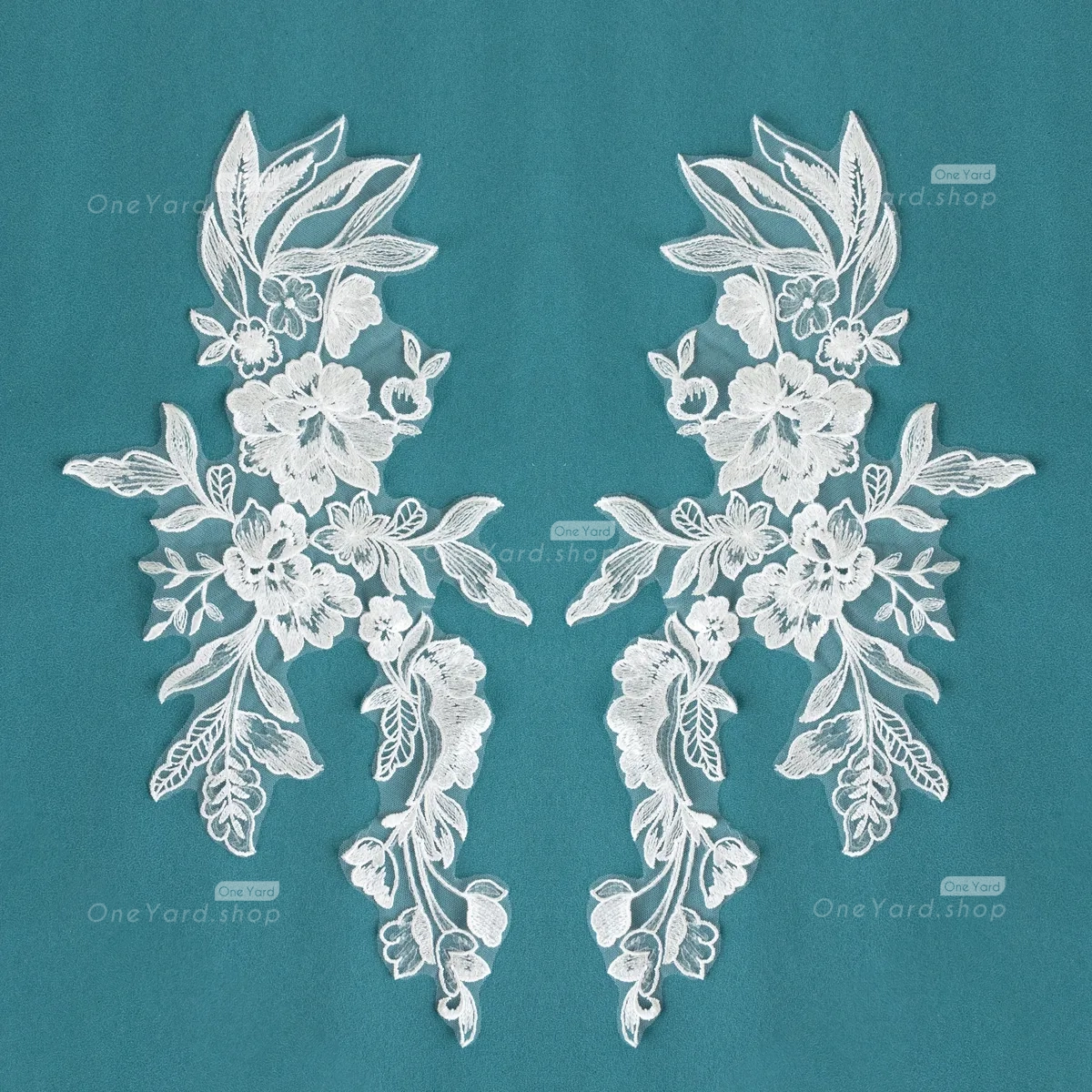 new design flora lace motifs