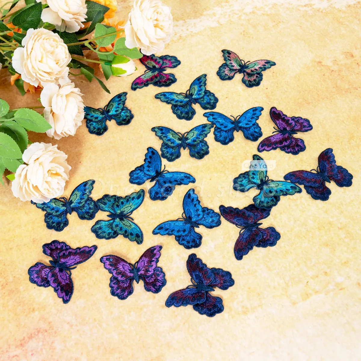 multi color butterfly embellishments for home decor