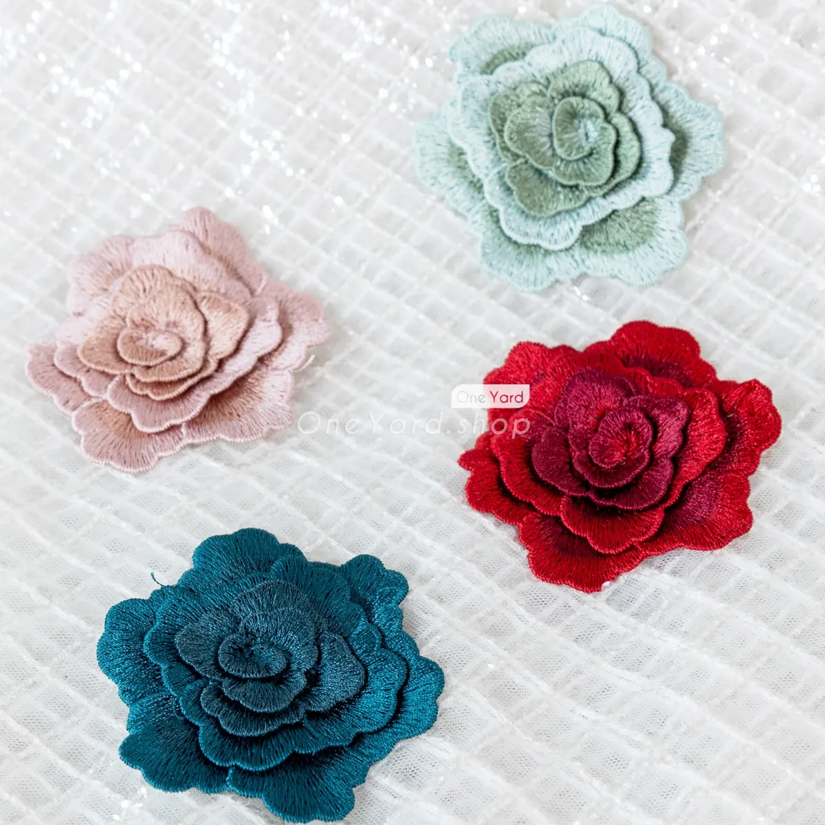 soft texture 3D rose flowers