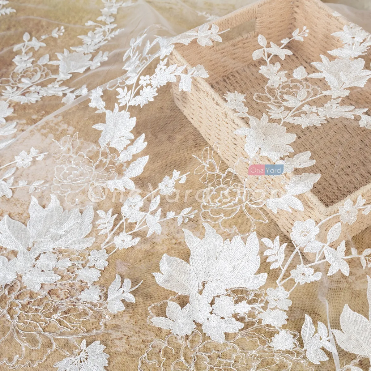 floral embroidery lace applique