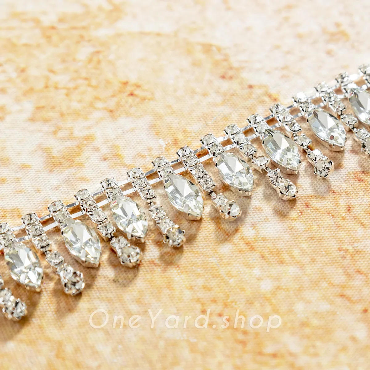 glass rhinestone trim for bridal wear glass rhinestone trim for bridal wear