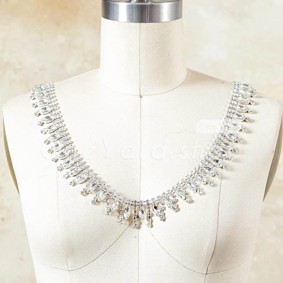 radiant clear glass crystal rhinestone fringe trim radiant clear glass crystal rhinestone fringe trim