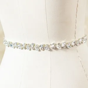 elegant marquise crystal rhinestone vine trim