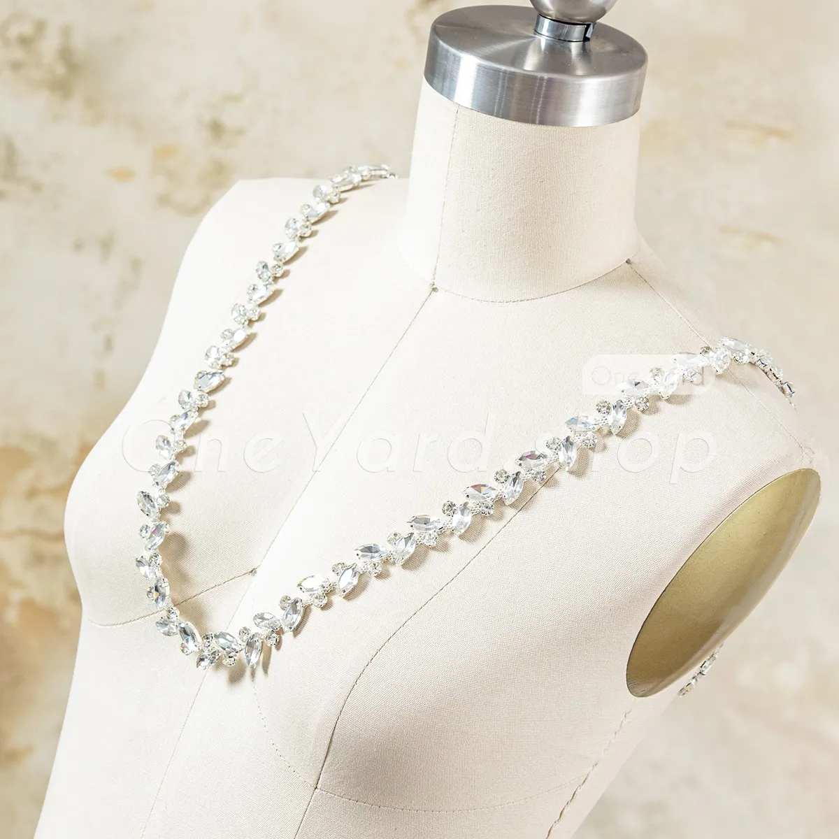 marquise crystal rhinestone vine trim