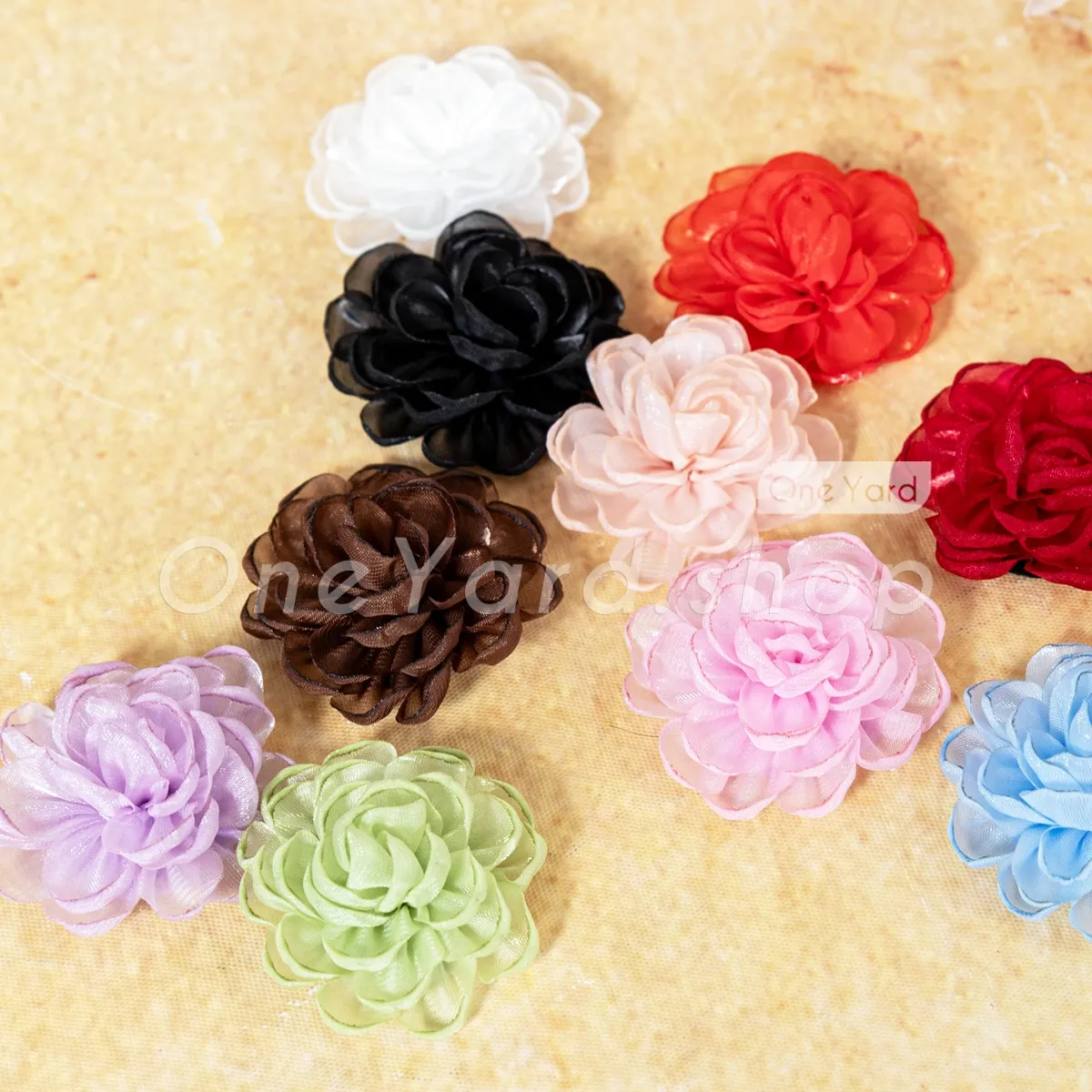 ethereal blooming beauty with the 3D organza flowers ethereal blooming beauty with the 3D organza flowers