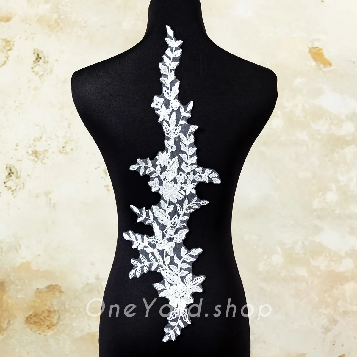 15x55cm ready to use lace motif