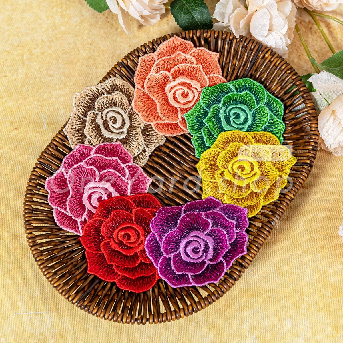 8cm soft flat rose flower motifs for decorating jackets 8cm soft flat rose flower motifs for decorating jackets