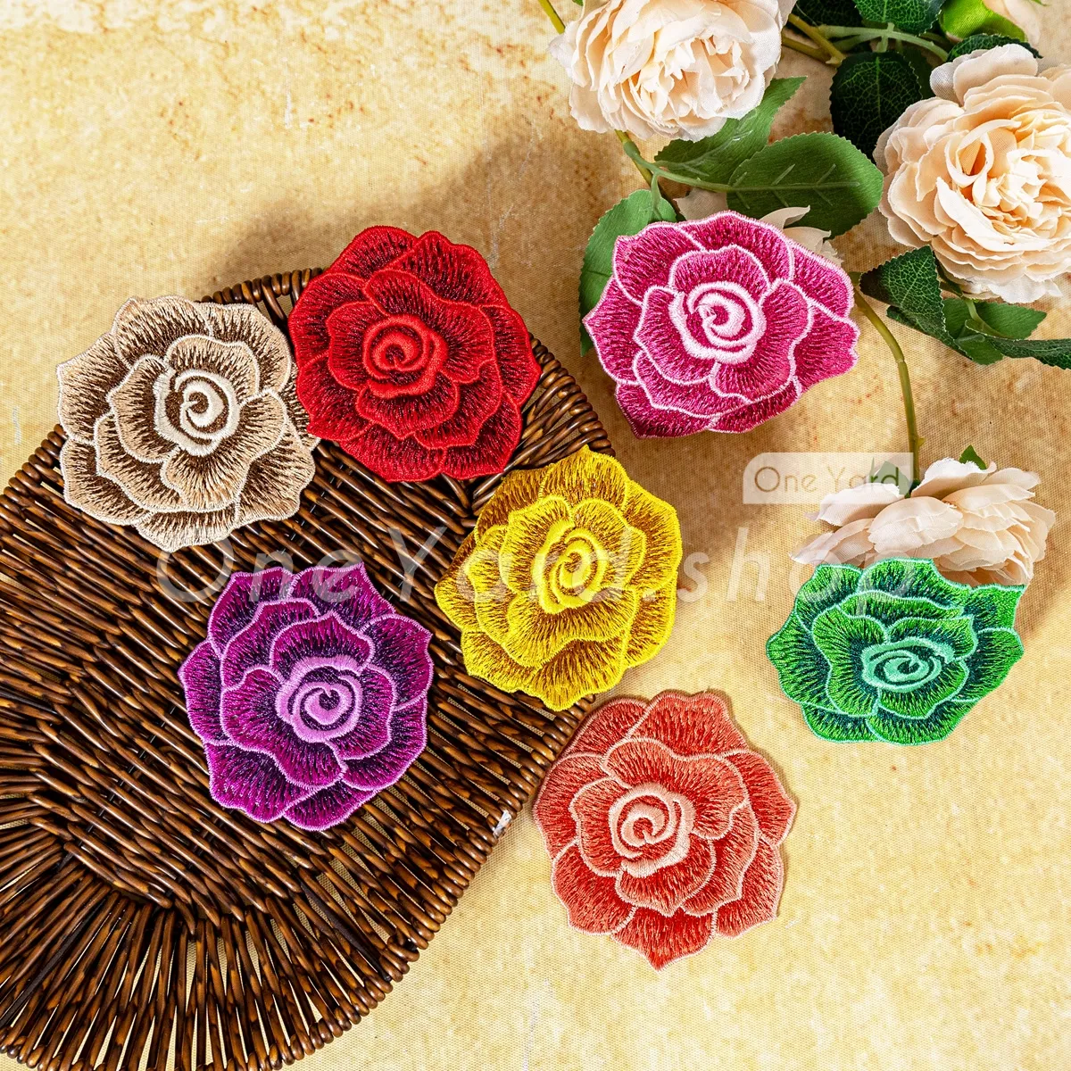 lightweight soft rose flower motifs lightweight soft rose flower motifs