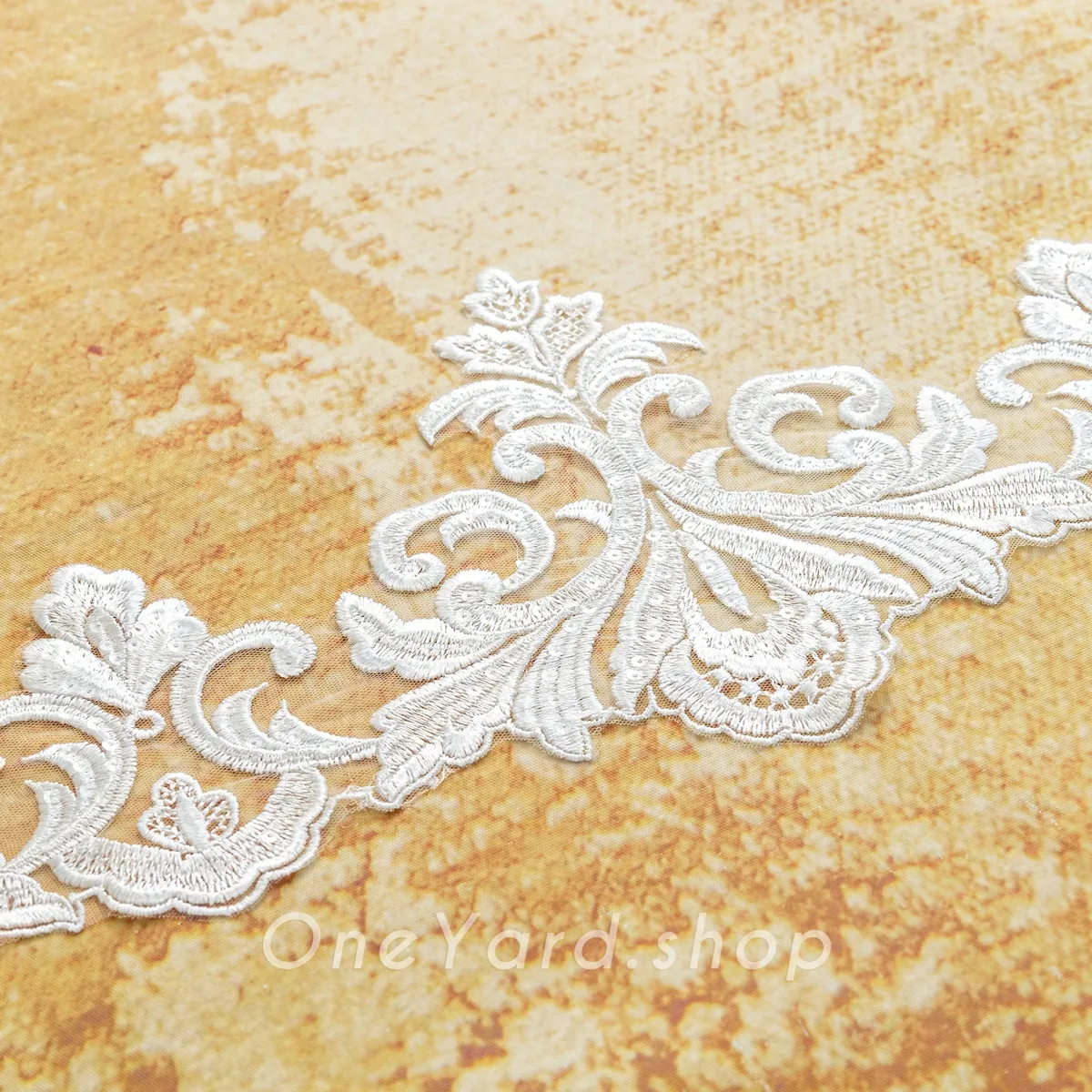 clear sequinned Baroque lace trim for sewing creations clear sequinned Baroque lace trim for sewing creations