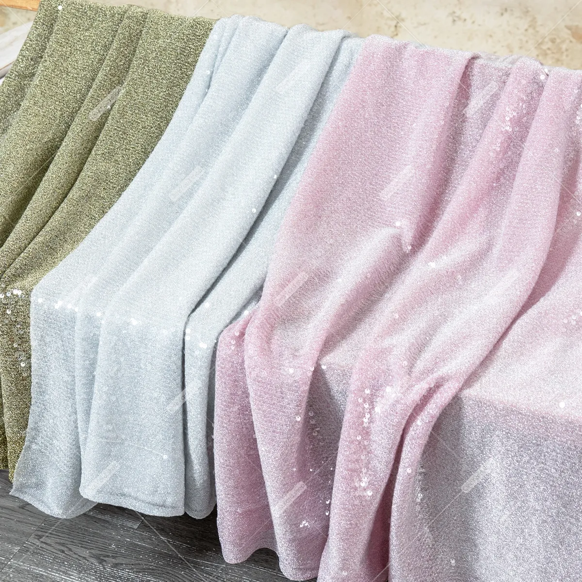 【新品未使用andequal】sheer pattern knit generic-sunbrella-