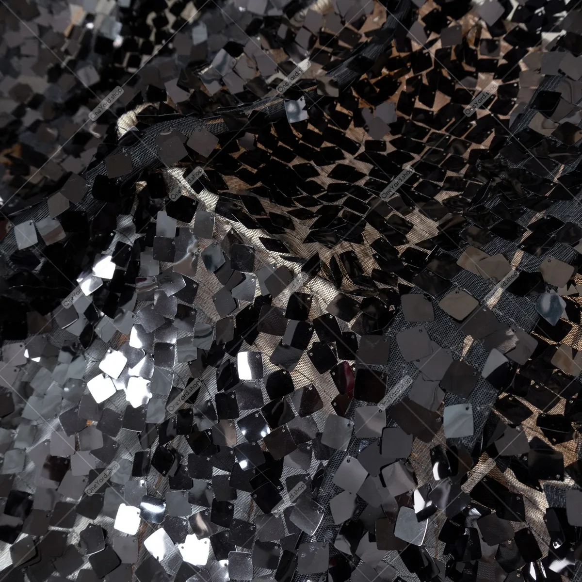 square shaped black sequin fabric square shaped black sequin fabric