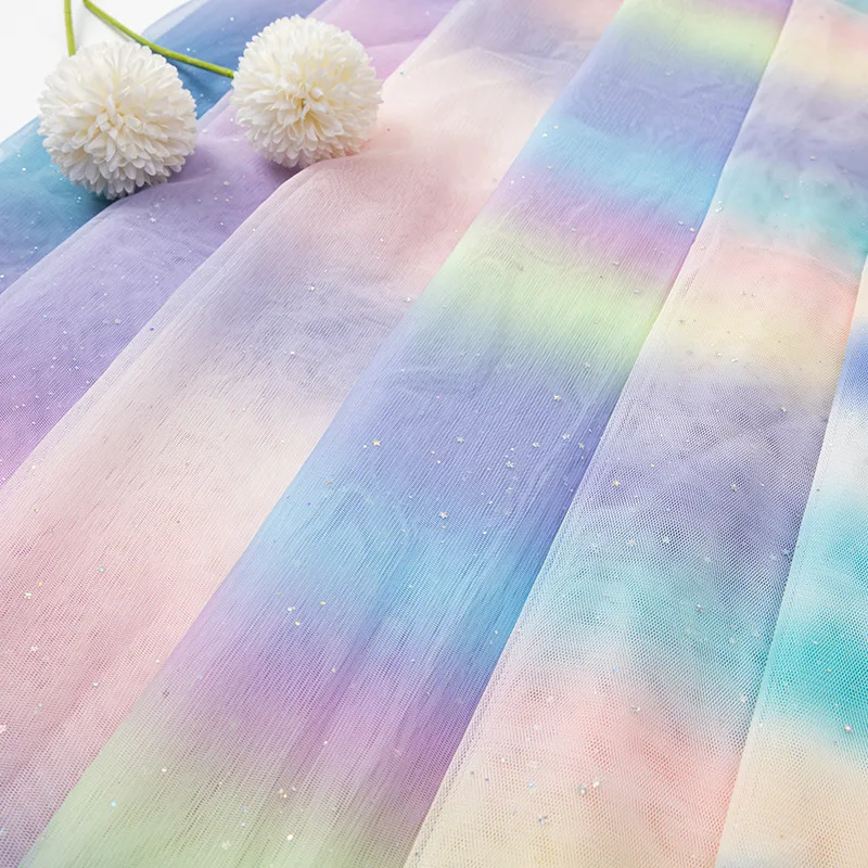 glitter embellished beautiful gradient coloring tulle glitter embellished beautiful gradient coloring tulle