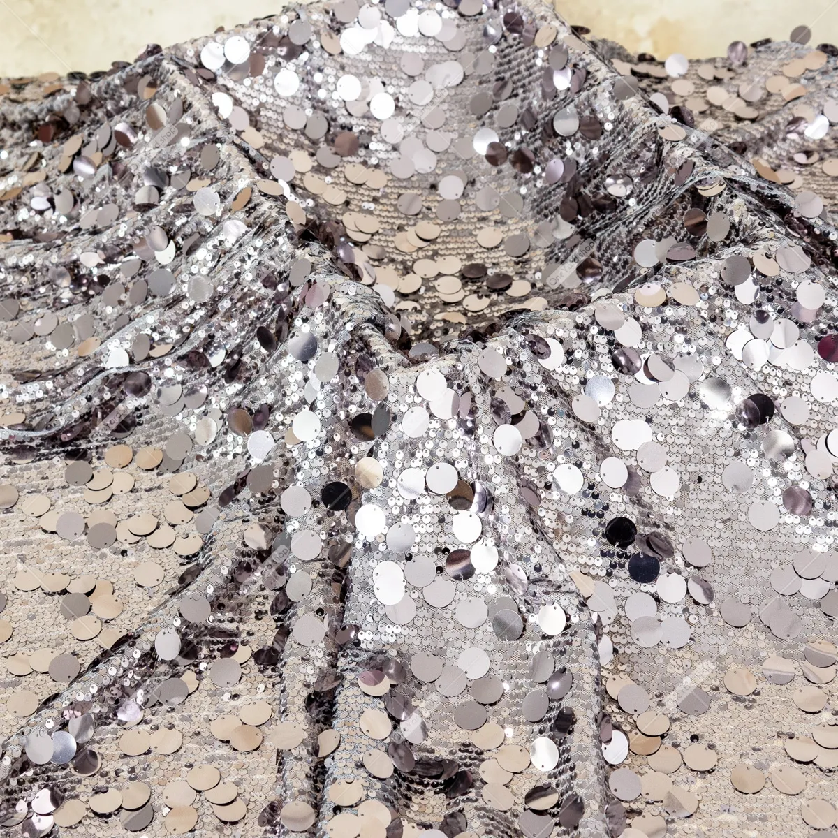 5 and 18mm gray sequin fabric for evening dresses 5 and 18mm gray sequin fabric for evening dresses