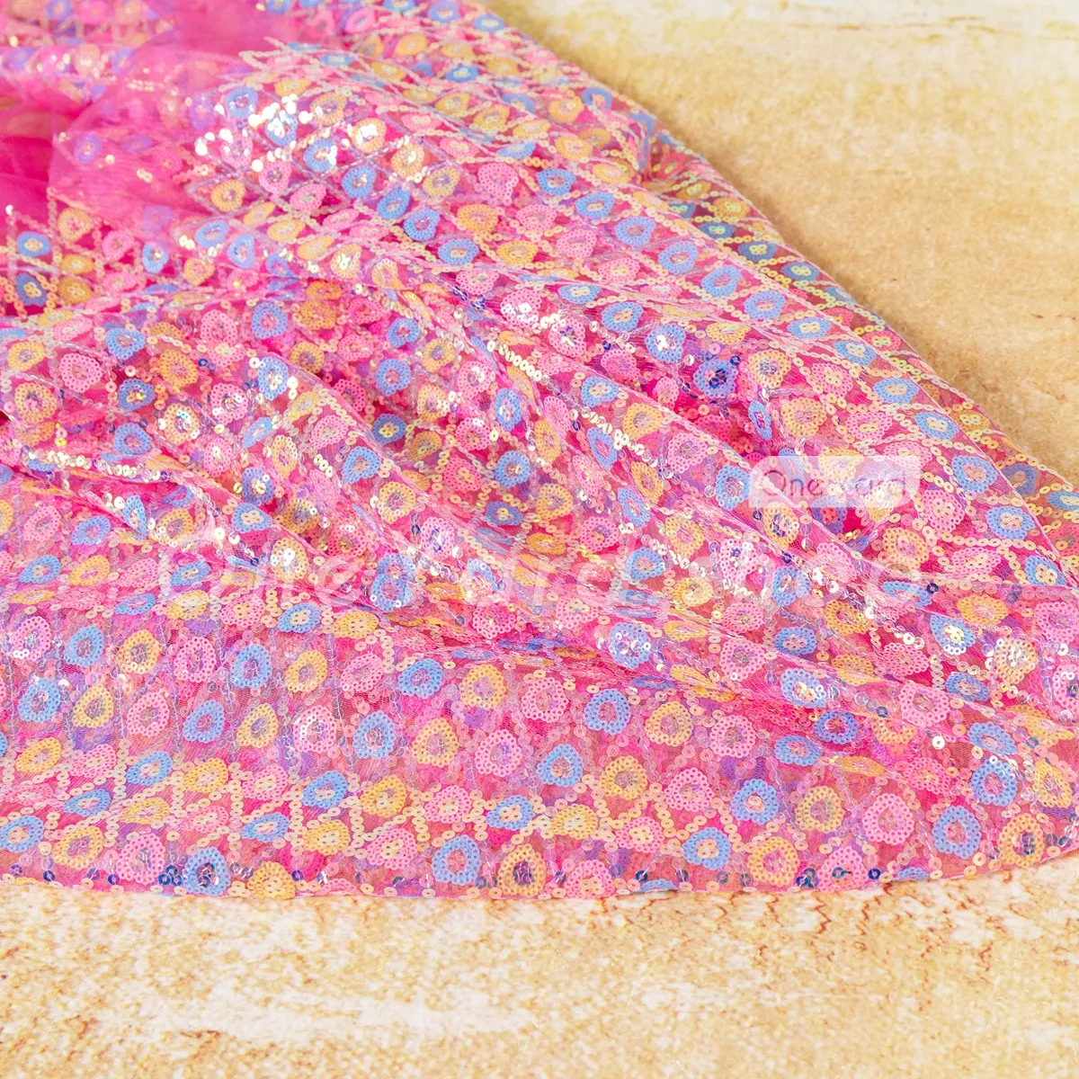 multi color geometric fuchsia sequins multi color geometric fuchsia sequins