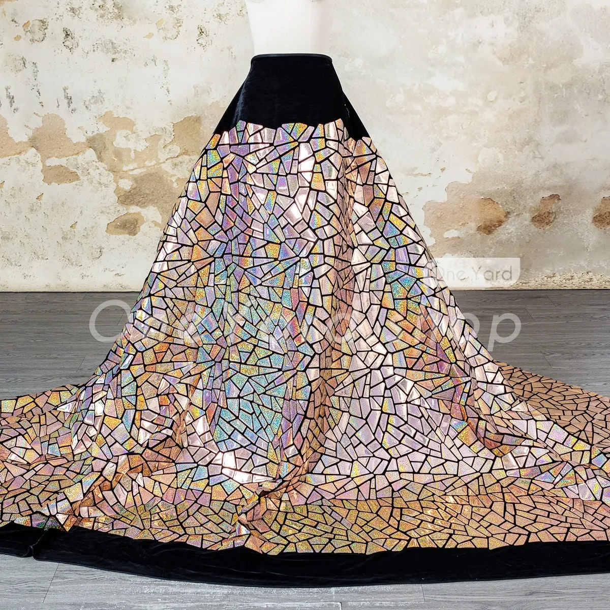 rose gold shattered glass sequin fabric rose gold shattered glass sequin fabric