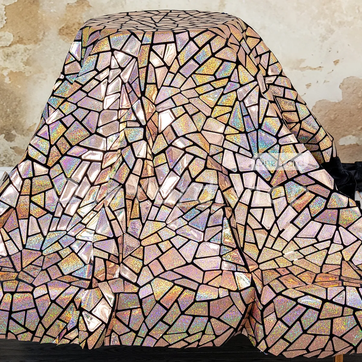 rose gold shattered glass sequins for statement fashion rose gold shattered glass sequins for statement fashion