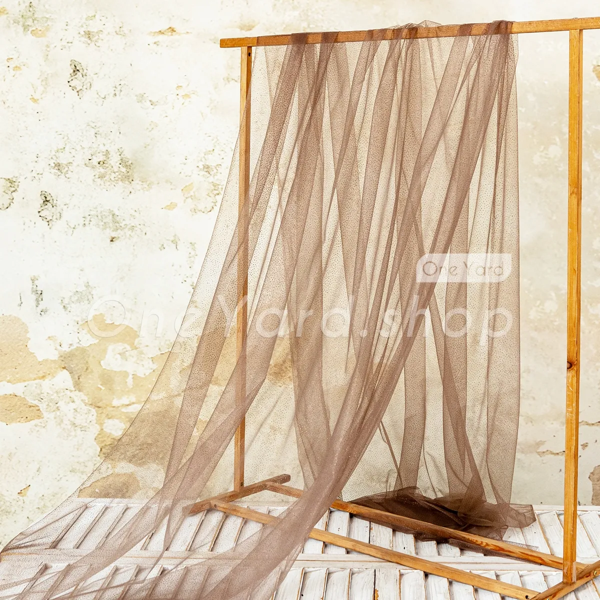 elegant warm brown glitter soft tulle fabric elegant warm brown glitter soft tulle fabric
