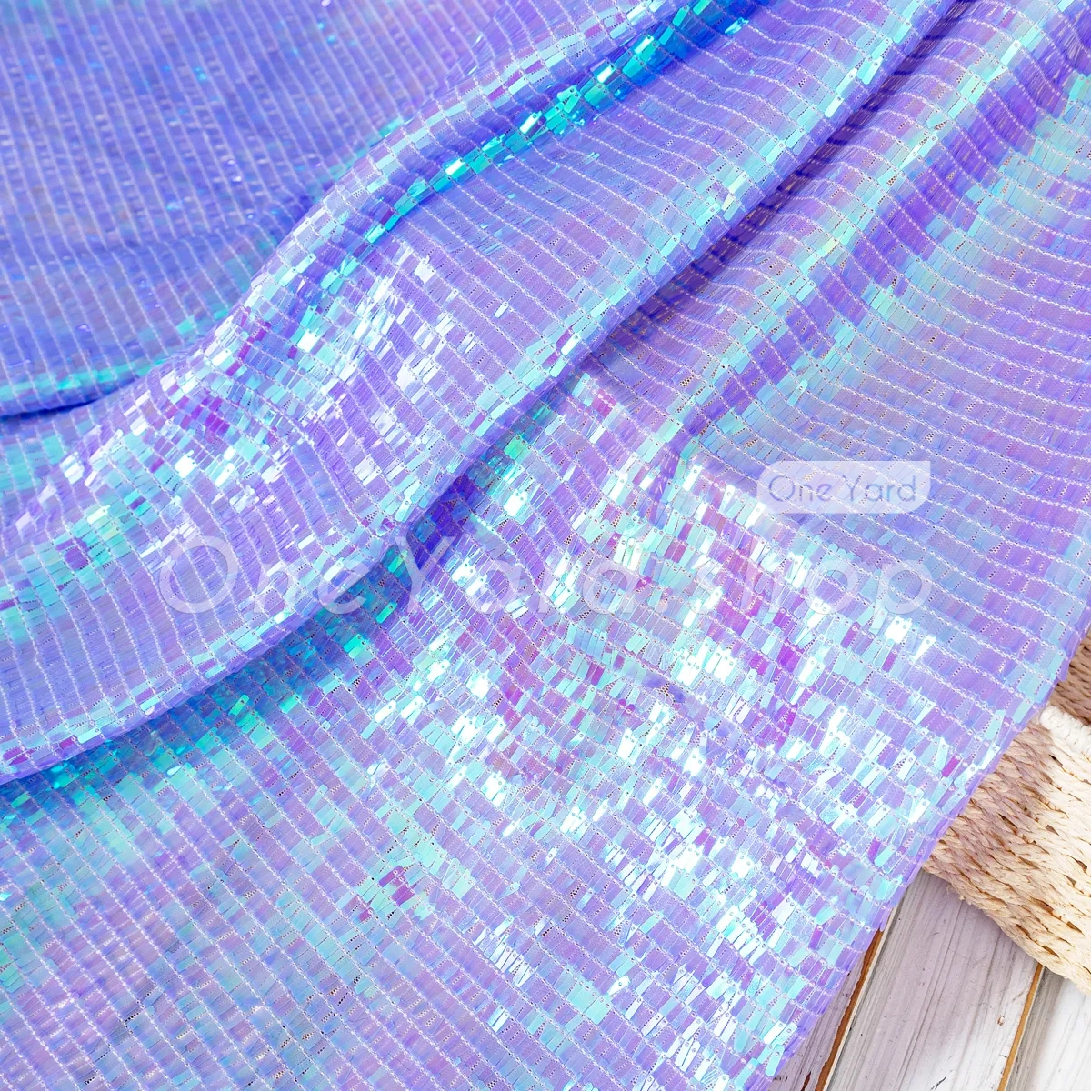 iridescent lavender 3x9mm sequin fabric iridescent lavender 3x9mm sequin fabric