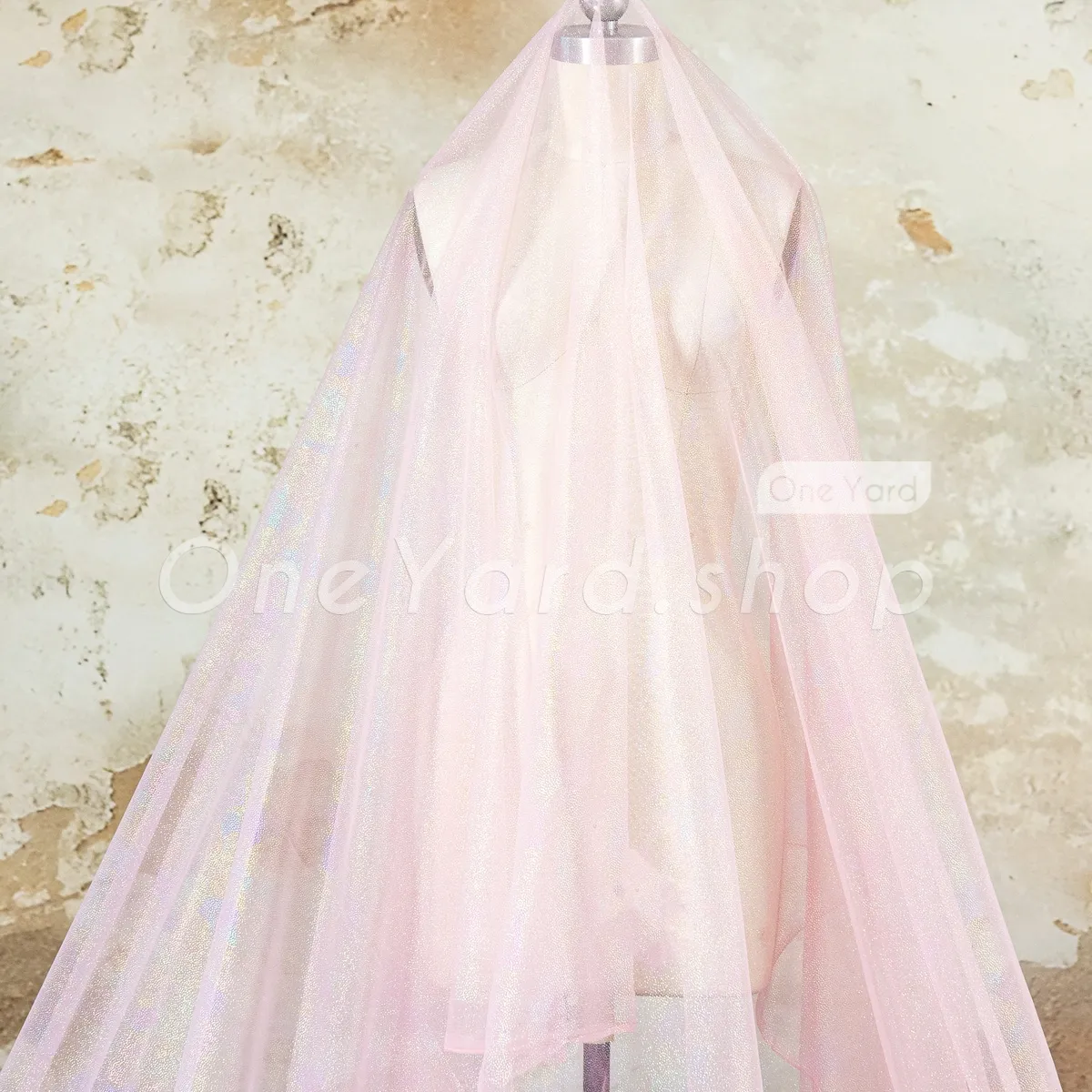 soft blush pink iridescent glitter tulle fabric soft blush pink iridescent glitter tulle fabric