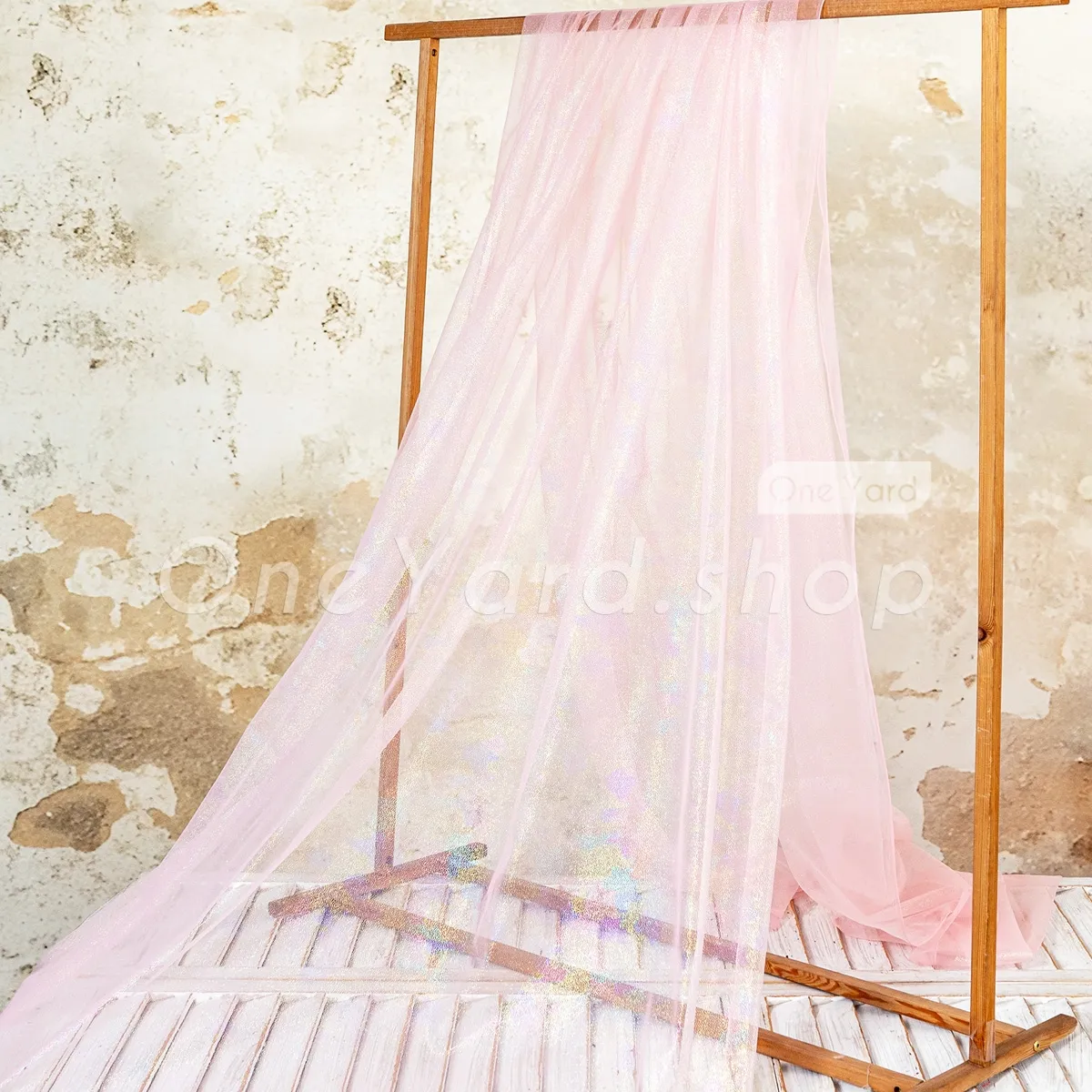 blush pink sheer iridescent tulle blush pink sheer iridescent tulle