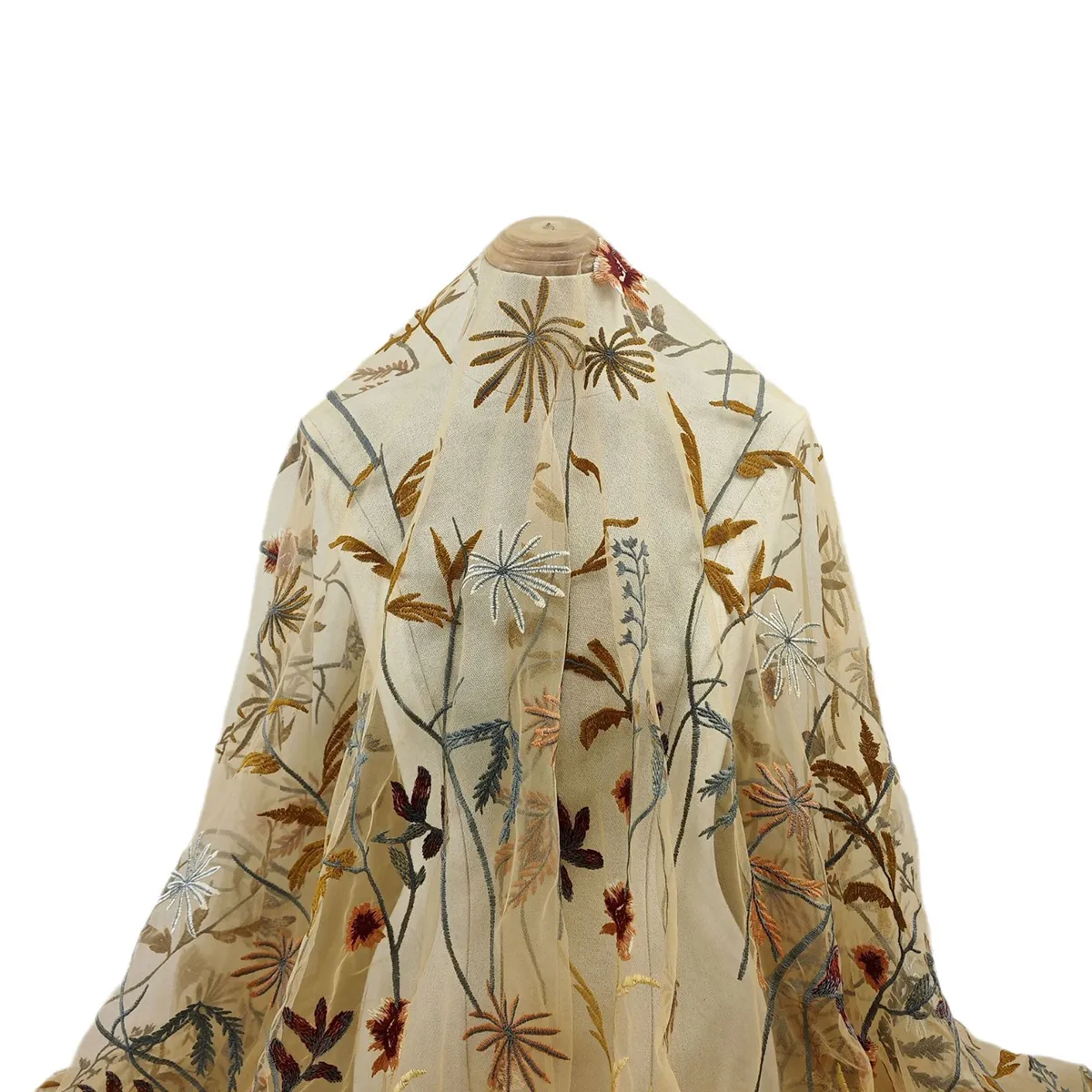 autumn inspired botanical embroidery fabric autumn inspired botanical embroidery fabric