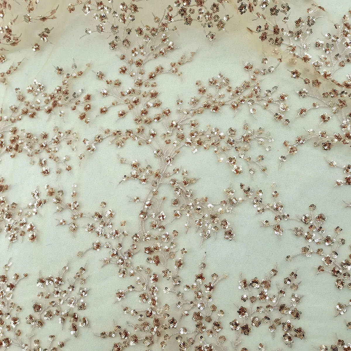 leaf vine sequin embroidery mesh fabric leaf vine sequin embroidery mesh fabric