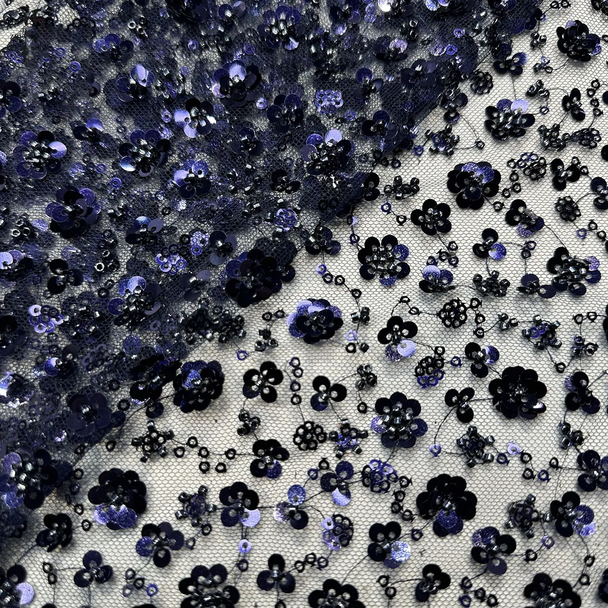 flower sequin and beaded mesh fabric flower sequin and beaded mesh fabric