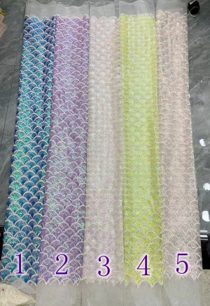 iridescent mermaid scale sequin fabric color chart