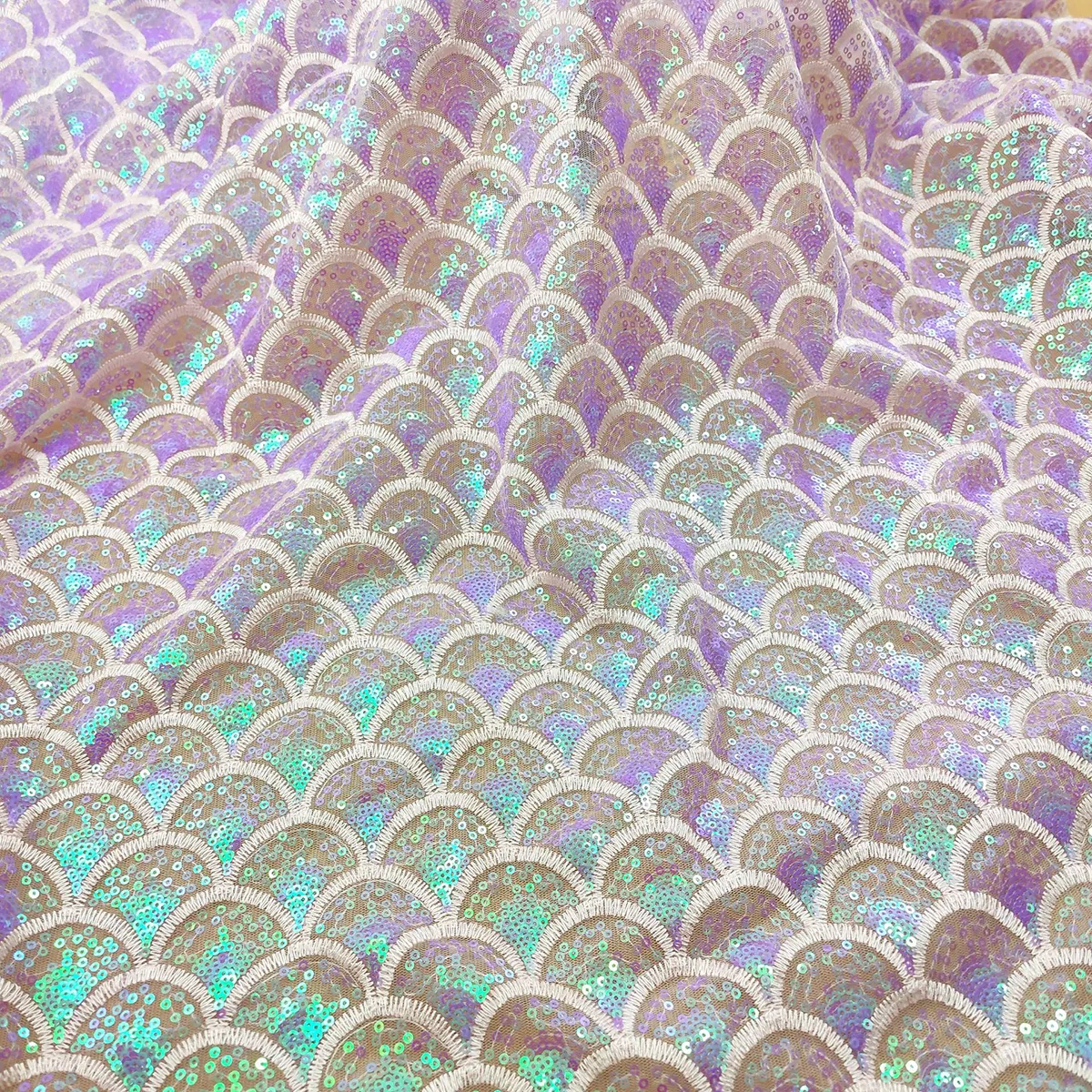 iridescent mermaid scale sequin fabric iridescent mermaid scale sequin fabric