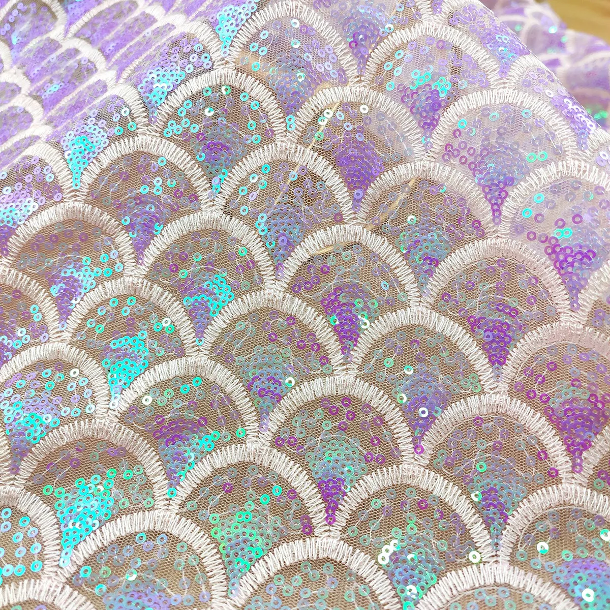 spellbinding iridescent mermaid scale sequin fabric spellbinding iridescent mermaid scale sequin fabric