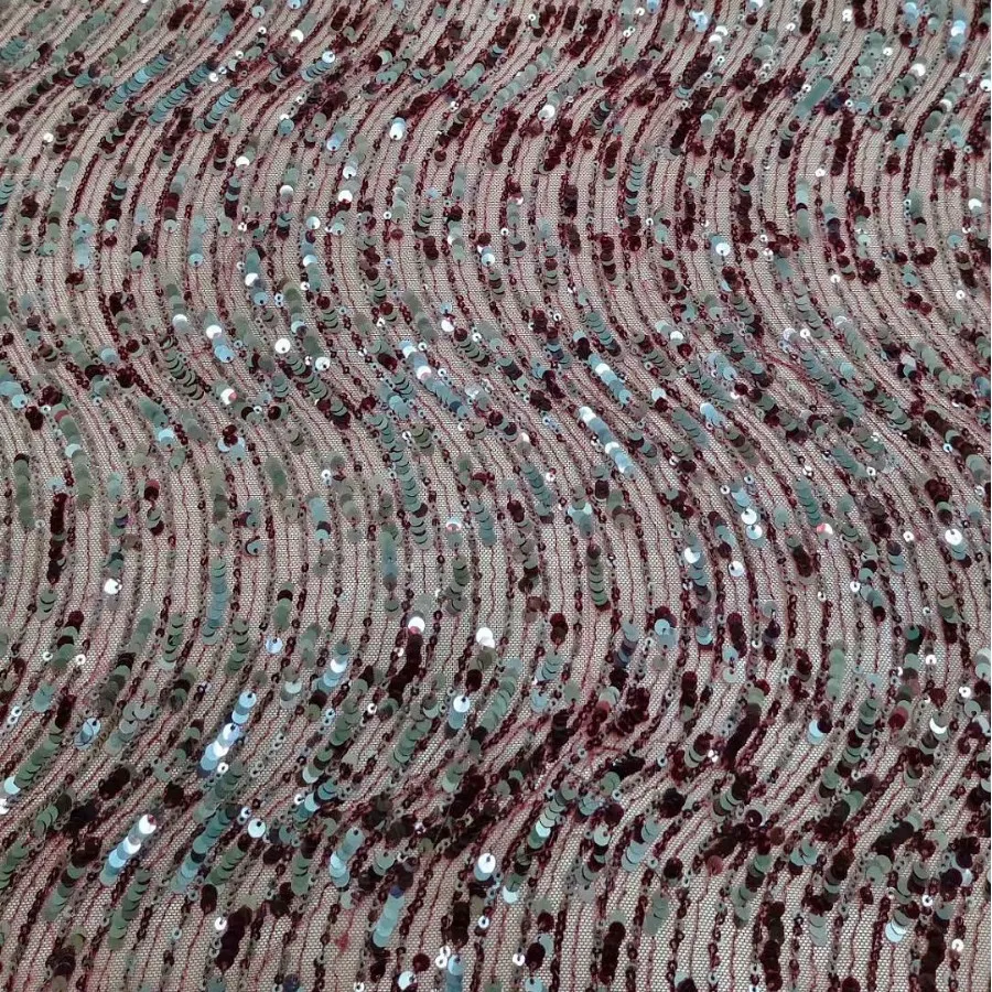 swirling wave sequined mesh fabric swirling wave sequined mesh fabric