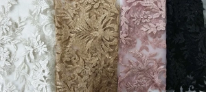 floral embroidery mesh lace fabric colors