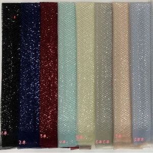 geometric diamond sequined tulle fabric color chart