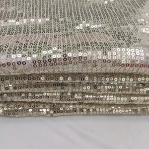 precision parallel 3mm micro sequin fabric by the yard
