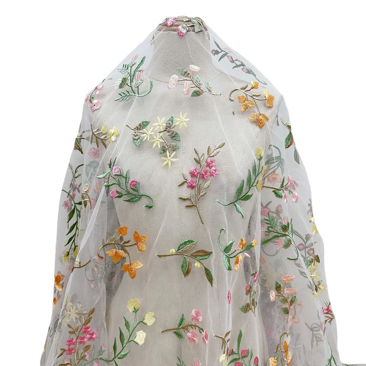 colorful meadow wildflower embroidery fabric colorful meadow wildflower embroidery fabric