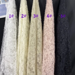 baroque floral fuzzy sequined mesh lace color chart