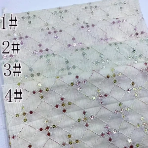 diamond lattice sequin embroidery mesh color chart