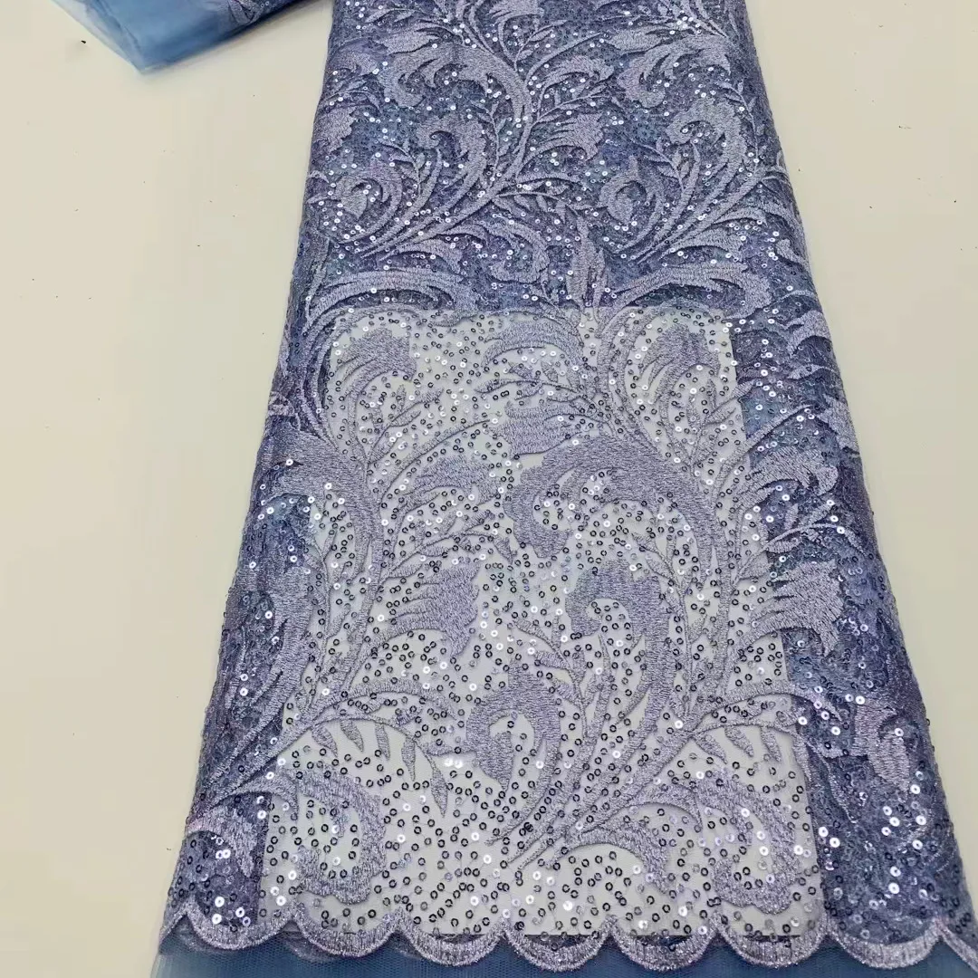 shiny sequinned Baroque embroidery fabric shiny sequinned Baroque embroidery fabric
