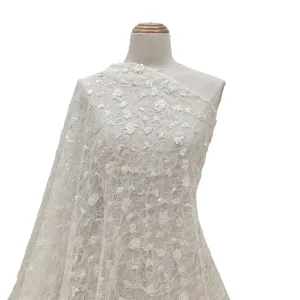 beautiful 3d matte sequin floral embroidery fabric